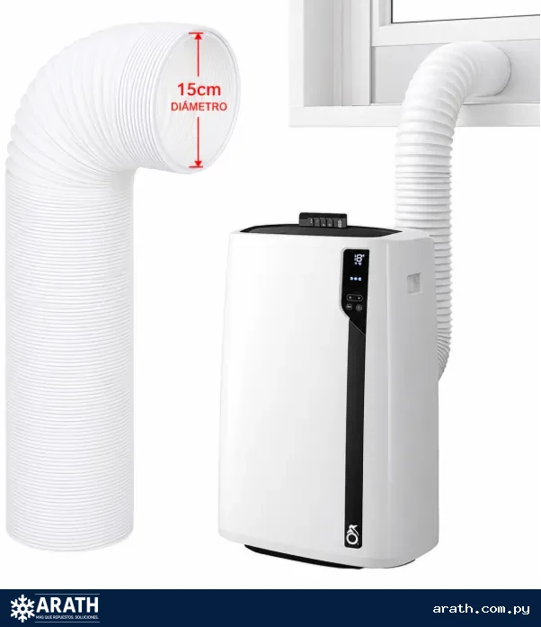 DUCTO  FLEXIBLE PARA AIRE PORTATIL 15CM