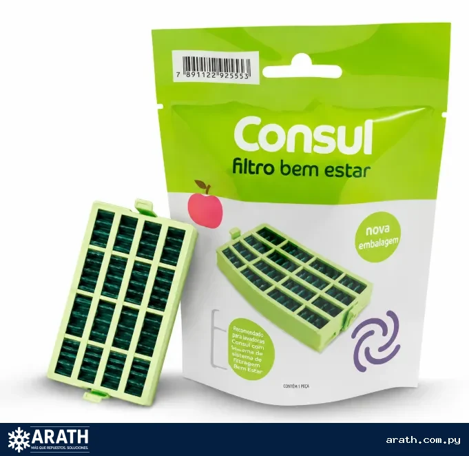 FILTRO ANTIBACTERIA PARA HELADERA WHIRLPOOL / CONSUL CRM45/49