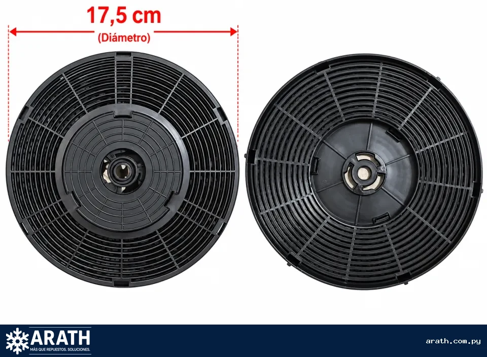 FILTRO CARBON PARA EXTRACTOR TOKYO D: 17,5CM