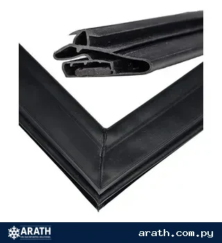 GOMA PARA HELADERA A PRESION CONTRAPUERTA (NEGRO) EL PAR