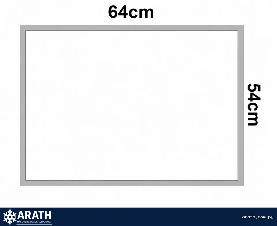 GOMA BURLETE CONGELADOR CONSUL CHB42 64 X 54 CM