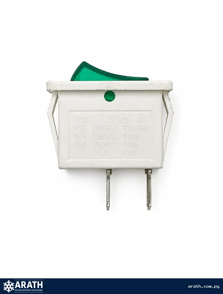 INTERRUPTOR PARA HELADERA 16A 250VAC T105 2 PATAS