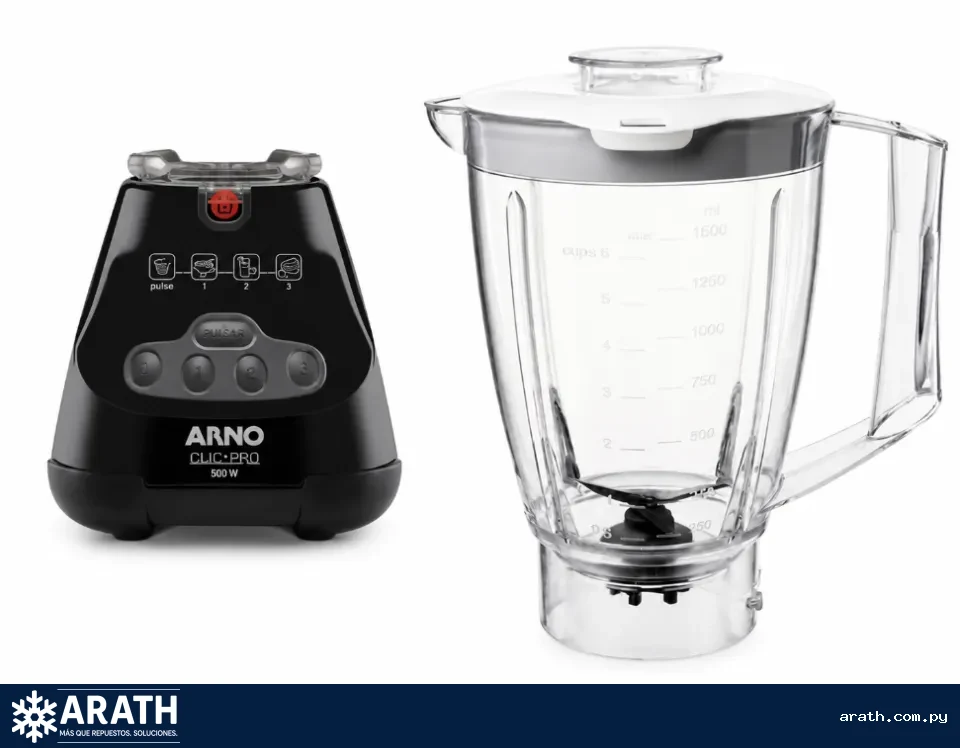 JARRA PARA LICUADORA ARNO FACICLIC CLIC PRO 500W/ FACICLIC JUICE DERLIN SANGEL TAPA BLANCA