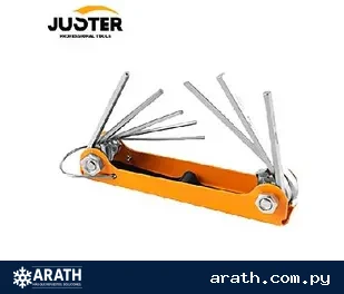 LLAVE ALLEN 8PZ HEXAG.1.5MM - 6MM JUSTER (JLD26003)