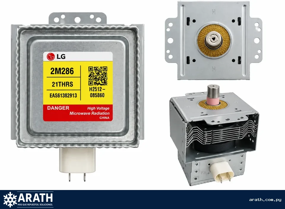MAGNETRON PARA MICROONDAS LG 2M286 EAS61382913 MODELO MH8236 GIR/01