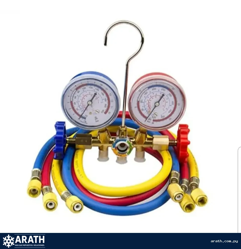 MANOMETRO PARA R-410A R-134A R-404A KIT COMPLETO