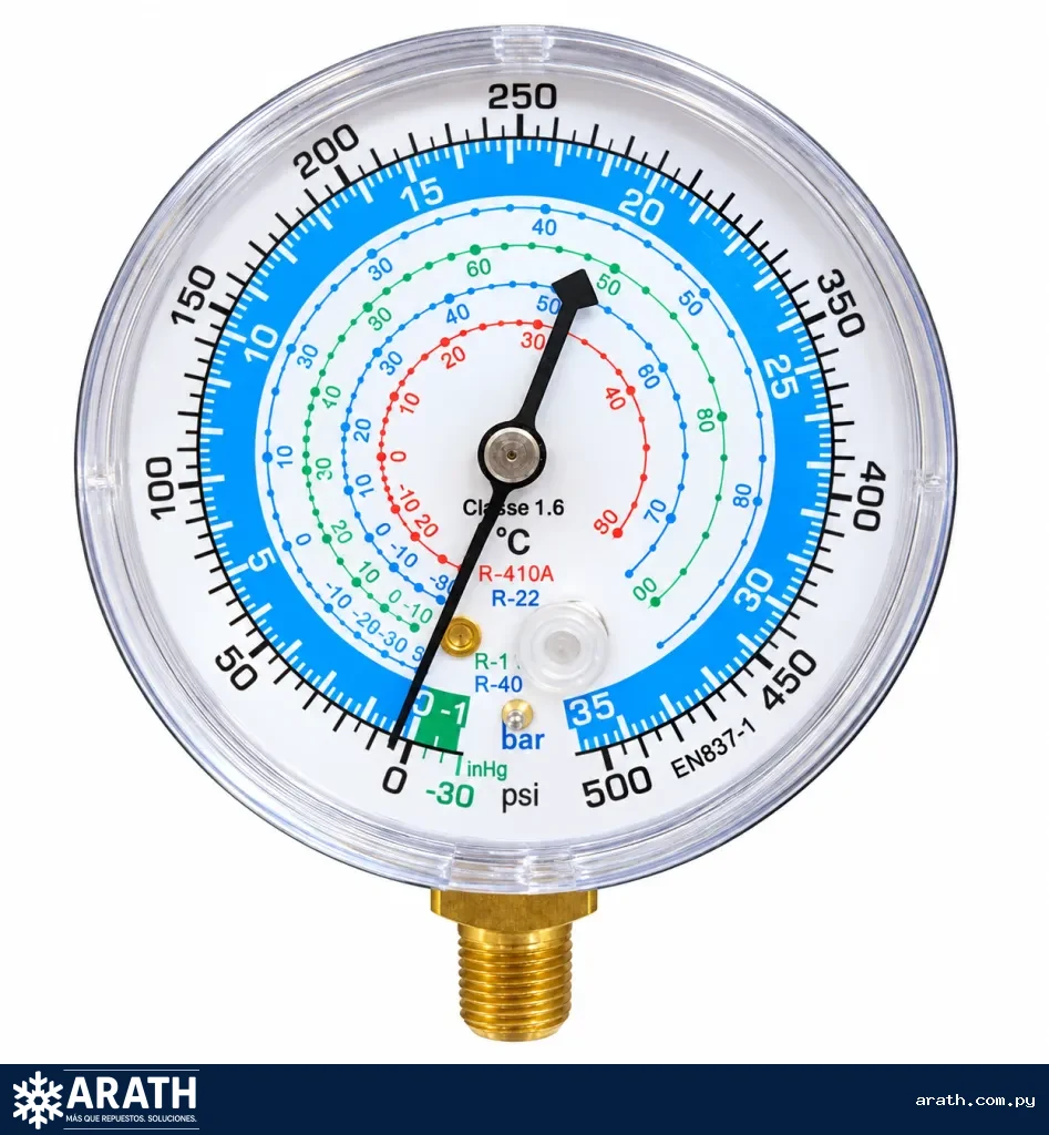 MANOMETRO DE BAJA PARA R410A (AZUL)