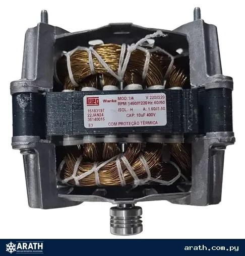 MOTOR PARA LAVARROPAS WANKE MOD: 1/4 1450/1220 RPM CON CAP:10mf 220V
