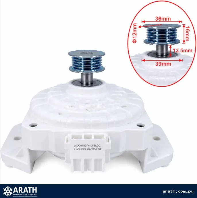 MOTOR PARA LAVASECARROPAS LG WDC0150Y1M / SAMSUNG