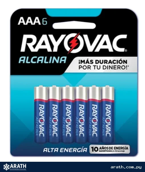 PILA RAYOVAC ALCALINA AAA