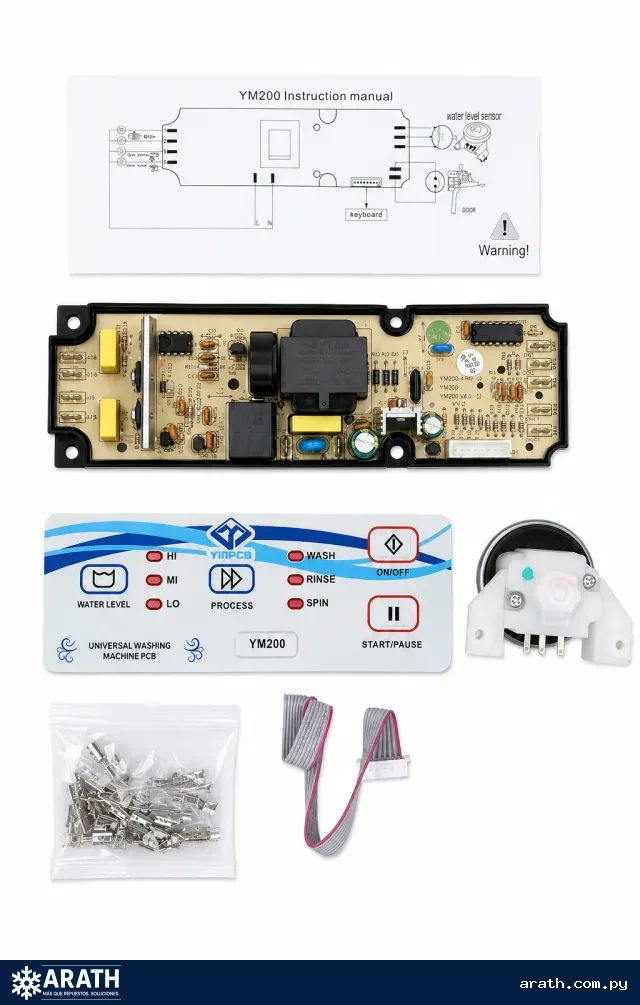 PLACA UNIVERSAL PARA LAVARROPAS CARGA SUPERIOR PARA 6 A 8 KILOS
