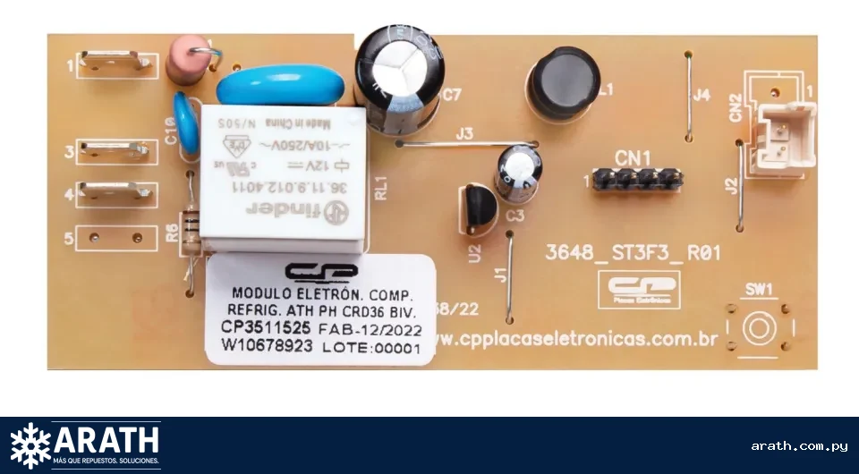PLACA DIGITAL CP COMPATIBLE: LR BWQ24B  TIRA MANCHA / CP3620420 -326027502