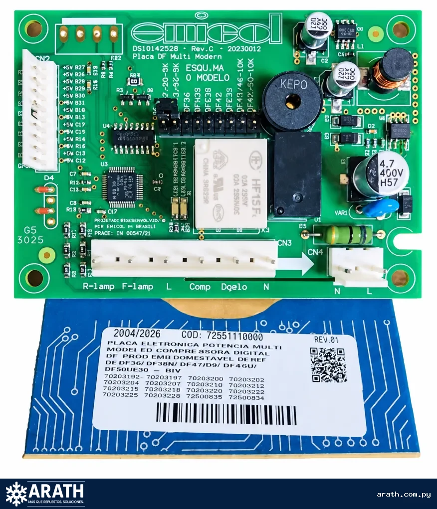 PLACA ELECTRONICA EMICOL DIGITAL DF36/DF42/DF43
