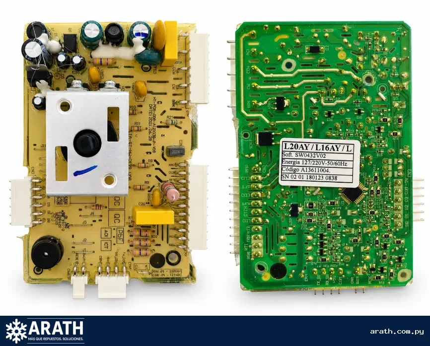 PLACA ORIGINAL PARA LAVARROPAS ELECTROLUX MODELO: L20AY / L16AY CODIGO: A13611004