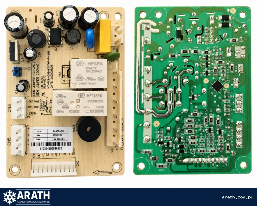PLACA ORIGINAL PARA HELADERA ELECTROLUX MODELO: TF55 / TF56 CODIGO: A09083219
