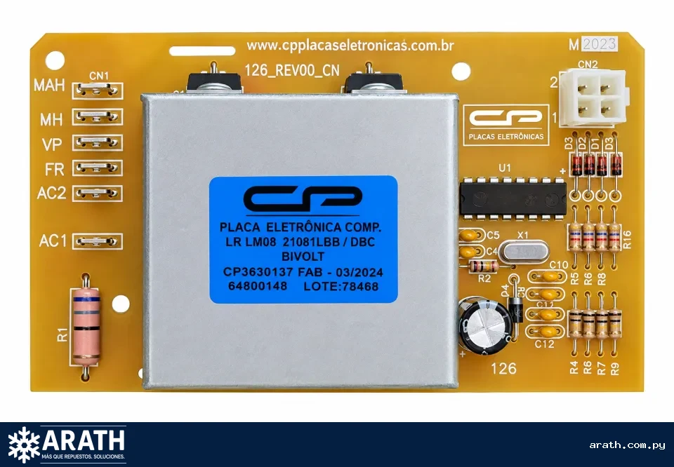 PLACA CP 3630137 PARA LAVARROPAS ELECTROLUX LM08 64800148