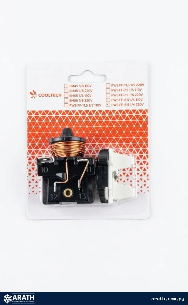 RELAY EMBRACO CON PROTECTOR R-134 1/4 HP