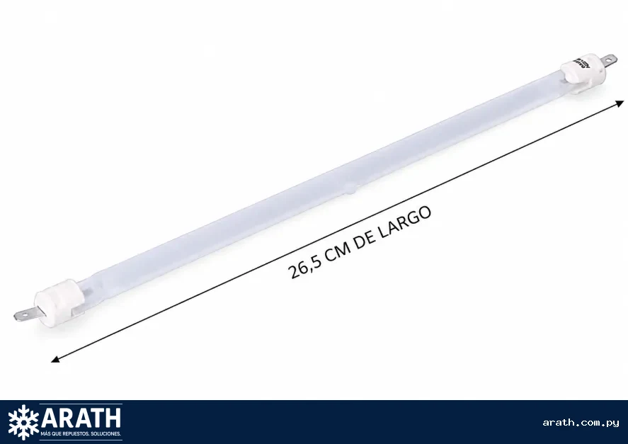 RESISTENCIA HALOGENA PARA ESTUFA 400W 220V L:26,5CM