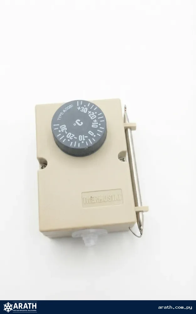 TERMOSTATO AMBIENTE BULBO CORTO PARA HELADERA/CONGELADOR COOLTECH +30 -30