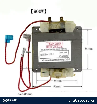 TRANSFORMADOR PARA MICROONDAS 900W 220V