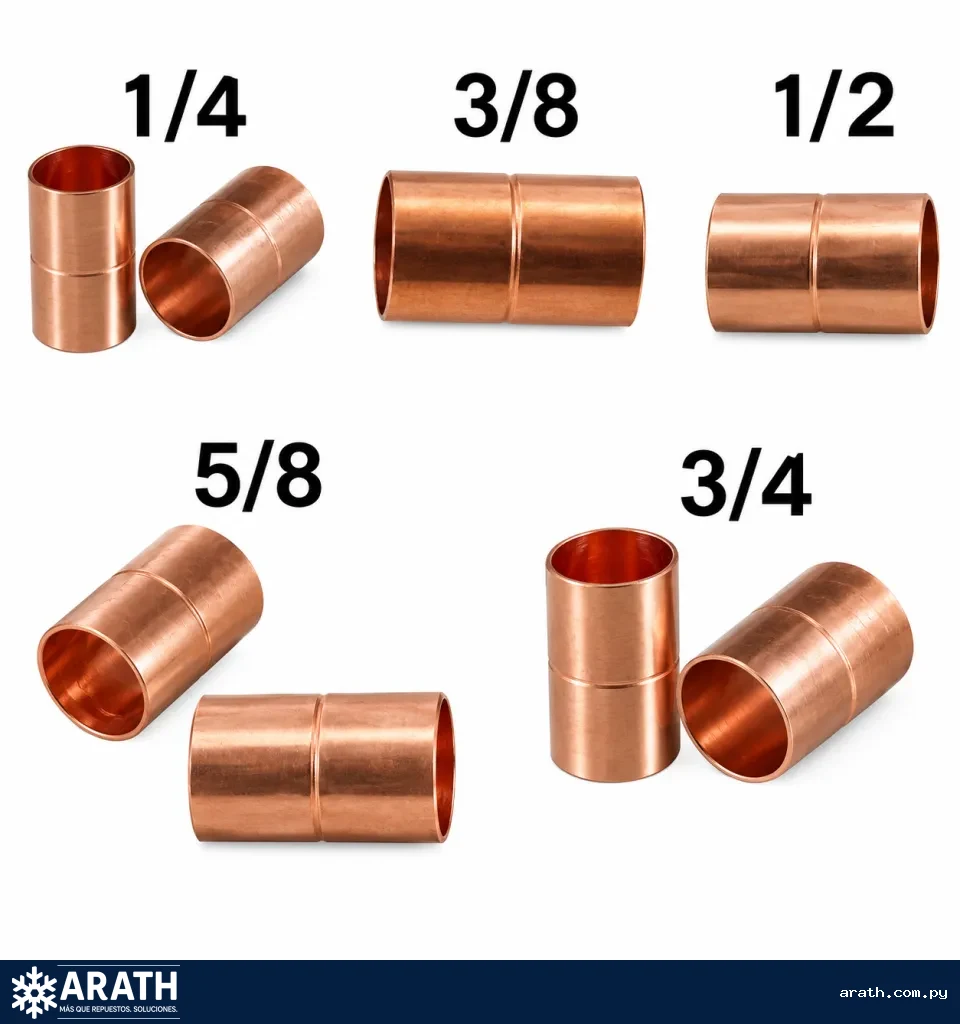 UNION DE COBRE SOLDABLE 1/4