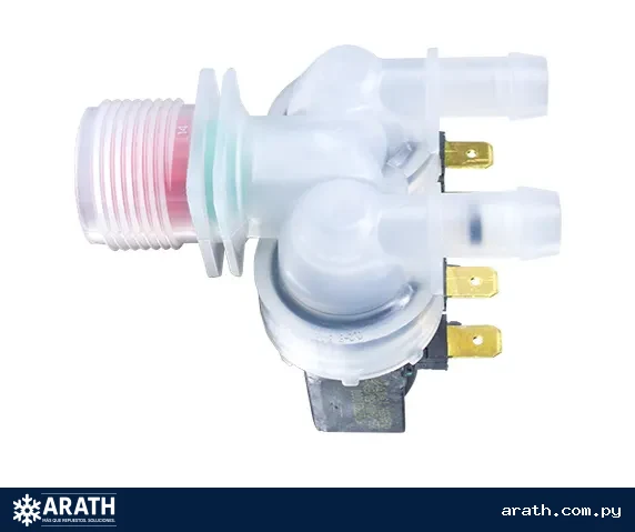 VALVULA ENTRADA DE AGUA DOBLE ELECTROLUX LM8 LQ12 TRANSPARENTE