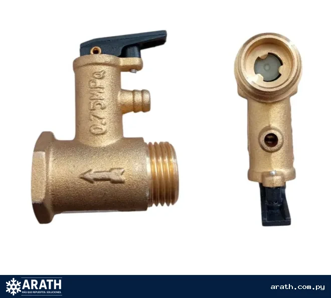 VALVULA DE SEGURIDAD CON PERILLA PARA TERMOCALEFON