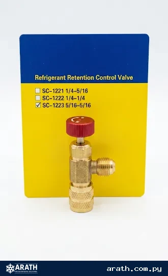 VALVULA DE RETENCION 5/16 x 5/16  PARA GAS R-410